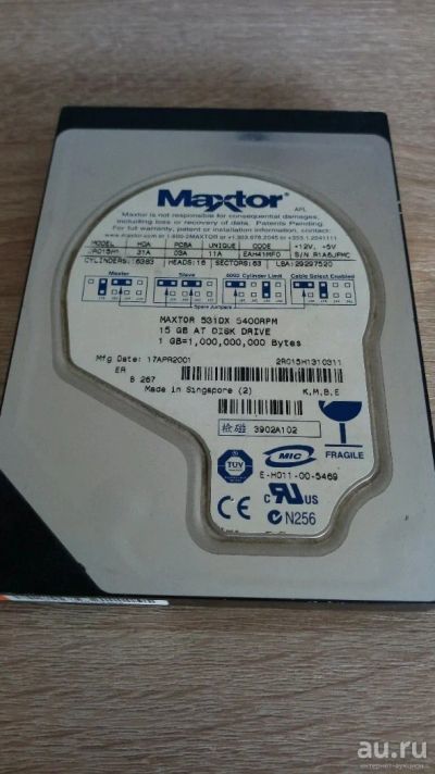 Лот: 13846481. Фото: 1. Жёсткий диск Maxtor. Жёсткие диски (HDD)
