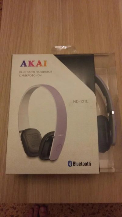 Лот: 8707799. Фото: 1. Наушники Bluetooth Akai HD-121L. Наушники, гарнитуры