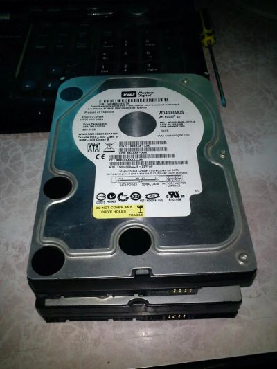 Лот: 4091672. Фото: 1. 3"5 HDD под списание. WD4000AAJS-22YFA0. Жёсткие диски (HDD)