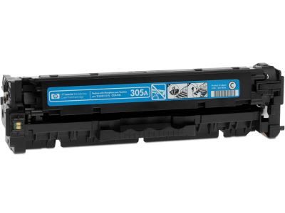 Лот: 5178330. Фото: 1. Картридж hp CE411A (№305A) Cyan... Картриджи, расходные материалы