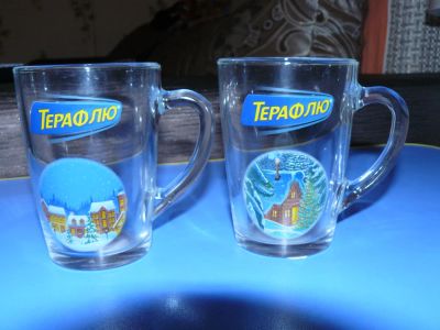 Лот: 6795150. Фото: 1. Кружка Терафлю / обмен. Кружки, стаканы, бокалы