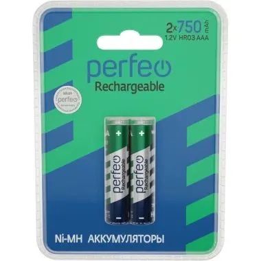 Лот: 25795170. Фото: 1. Аккумулятор Perfeo R03 (750ma... Батарейки, аккумуляторы, элементы питания