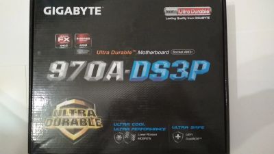 Лот: 13708272. Фото: 1. Материнская плата "GigaByte GA-970A-DS3P... Материнские платы