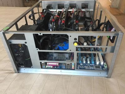 Лот: 11912973. Фото: 1. Майнинг ферма 5 x GTX 1060 3 Gb... Майнинг фермы, товары для майнинга
