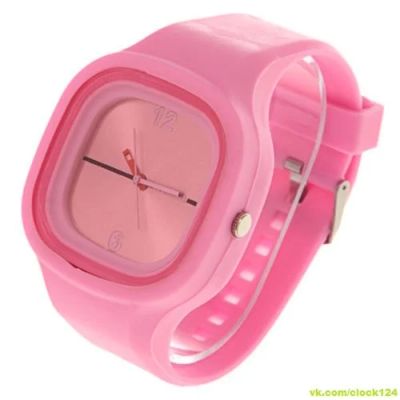 Лот: 3433246. Фото: 1. Часы Square Candy Jelly Silicone... Оригинальные наручные часы