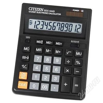 Лот: 2094764. Фото: 1. 30019 Калькулятор Citizen SDC-444S... Калькуляторы