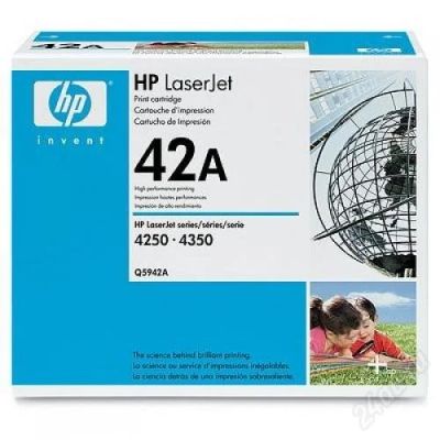 Лот: 2614938. Фото: 1. картридж с тонером hp 42a laserjet... Картриджи, расходные материалы