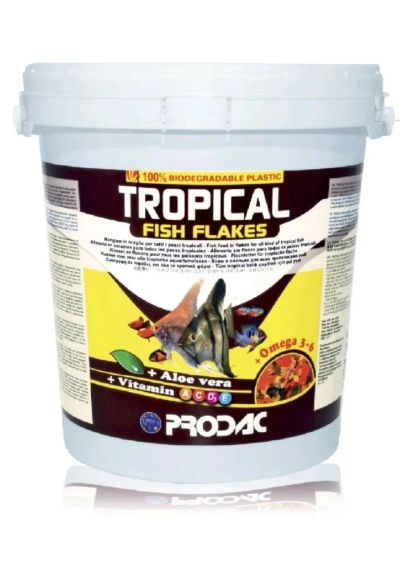Лот: 6516439. Фото: 1. Корм Prodac Tropical Fish Flakes... Корма