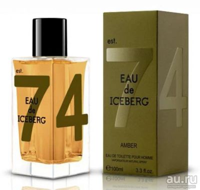 Лот: 11284184. Фото: 1. Iceberg men Eau De Iceberg 74... Мужская парфюмерия