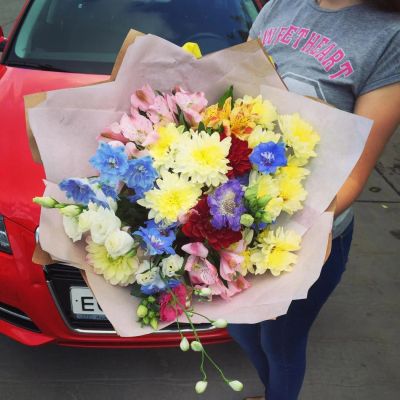 Лот: 8160753. Фото: 1. Сборный букет. Цветы на Щорса... Свежие цветы