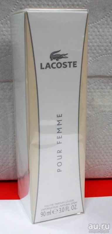 Лот: 9303974. Фото: 1. Парфюмированная вода Lacoste Pour... Женская парфюмерия