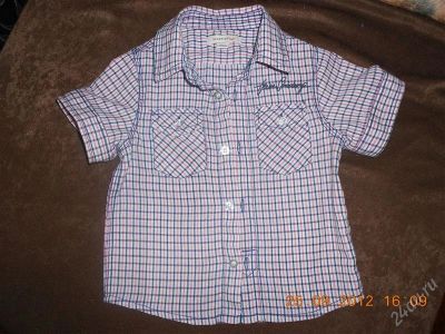 Лот: 2124643. Фото: 1. рубашка RESERVED kids 86см, б... Рубашки, блузки, водолазки