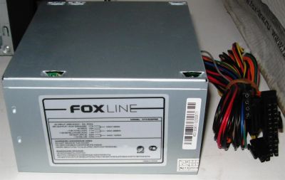 Лот: 3807649. Фото: 1. Блок питания Foxline 400W новый. Корпуса, блоки питания