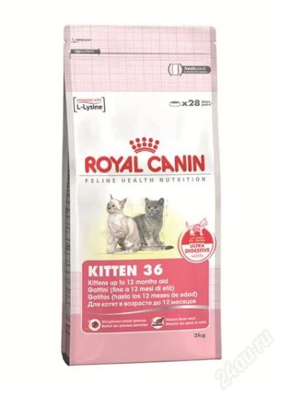 Лот: 1957387. Фото: 1. Royal Canin Kitten сухой корм... Корма