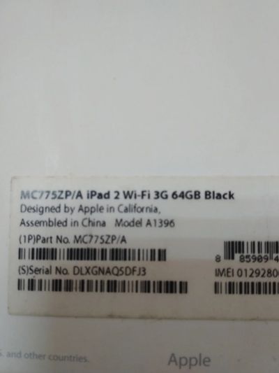 Лот: 16977510. Фото: 1. iPad 2 64 GB 3G повторно покупатель... Планшеты