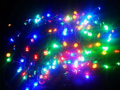 Лот: 10707093. Фото: 1. Гирлянда нить 500Led новогодняя... Гирлянды, шарики, новогодние аксессуары