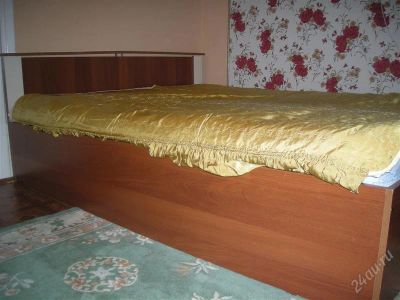 Лот: 1379443. Фото: 1. Кровать дву-спальная+матрац. Кровати