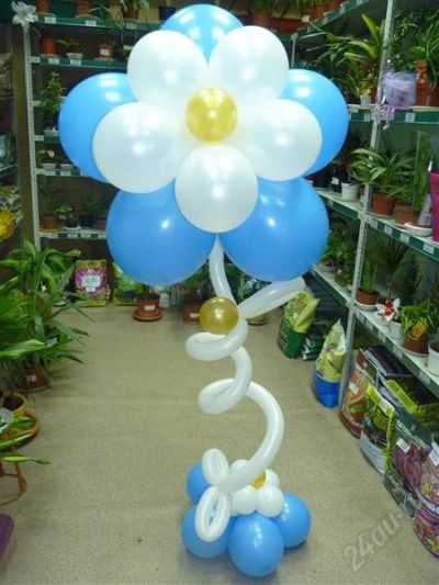 Лот: 2751678. Фото: 1. Волшебный цветок из шаров. Воздушные шары