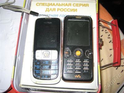 Лот: 682410. Фото: 1. SonyEricsson W610 и Nokia 2630обмен... Кнопочные мобильные телефоны