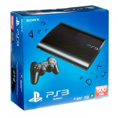 Лот: 19532665. Фото: 1. Ps3 slim 500gb [ Playstation 3... Консоли