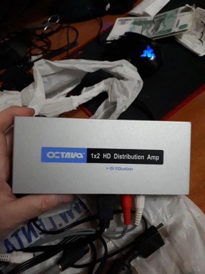 Лот: 15193398. Фото: 1. HDMI Spliter Octava 1x2 HD Distribution... Шлейфы, кабели, переходники