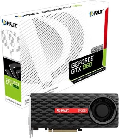 Лот: 13987046. Фото: 1. Видеокарта Palit GeForce GTX 960... Видеокарты