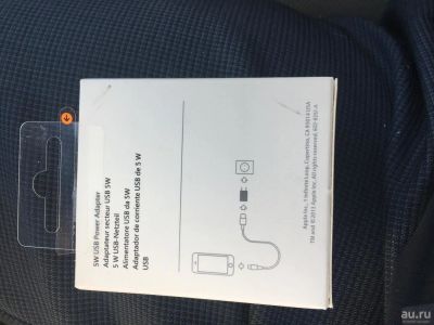 Лот: 9706220. Фото: 1. Вилка apple. Зарядные устройства, блоки питания, адаптеры сетевые для смартфонов