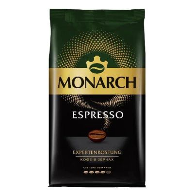 Лот: 24512933. Фото: 1. Кофе в зернах MONARCH Espresso... Чай, кофе, какао