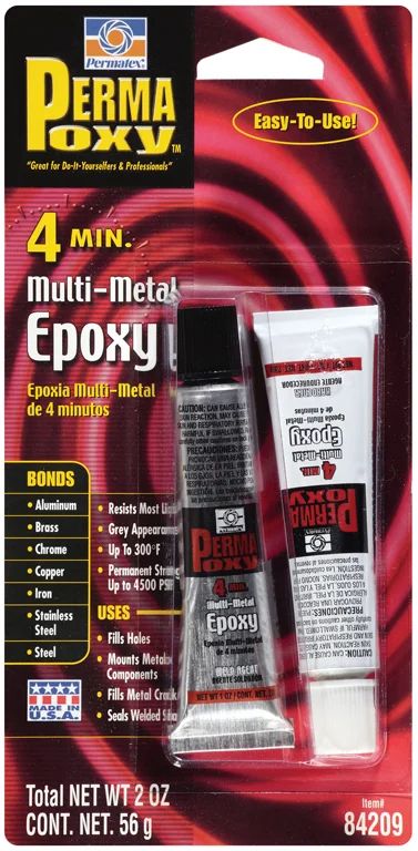 Лот: 8321745. Фото: 1. Permatex 84209 Multi-Metal клей... Клеи, герметики, пена монтажная, клейкие ленты