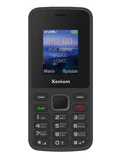 Лот: 25624016. Фото: 1. Сотовый Xenium X175 Black 2sim... Кнопочные мобильные телефоны