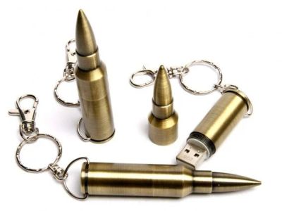 Лот: 15483216. Фото: 1. Флэш-диск 16Gb Usb2.0 Пуля калибр... USB-флеш карты