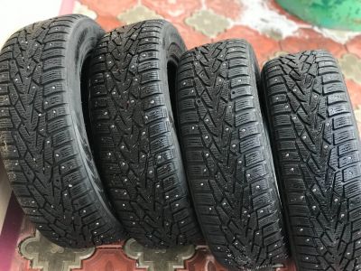 Лот: 14842608. Фото: 1. Комплект зимних шин Nokian 195... Шины