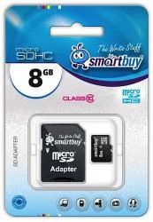 Лот: 4462360. Фото: 1. Карта памяти micro SDHC 8GB Smart... Карты памяти