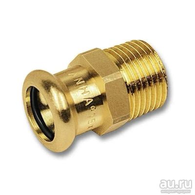 Лот: 15836015. Фото: 1. Муфта медная пресс НР28*3/4 Sanha. Фитинги, подводка