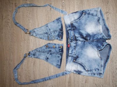 Лот: 6744646. Фото: 1. Комбинезон джинсовый. Комбинезоны