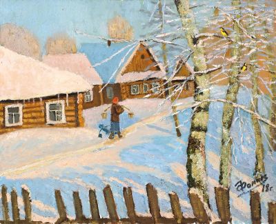 Лот: 23452893. Фото: 1. Картина "Хороший денек" от художника... Картины, гравюры