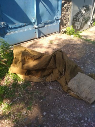 Лот: 19108006. Фото: 1. Палатка брезентовая. Палатки, тенты