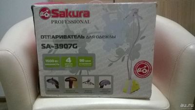 Лот: 8294330. Фото: 1. Отпариватель новый Sakura SA3907-G... Утюги, парогенераторы, отпариватели