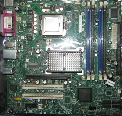 Лот: 6603430. Фото: 1. Плата Intel D945GTP + двухъядерный... Материнские платы
