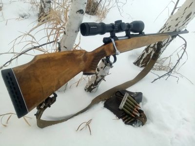 Лот: 25008626. Фото: 1. Карабин ЛОСЬ-7 win308 (Скидка... Охотничье оружие