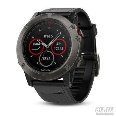 Лот: 10030140. Фото: 1. Garmin Fenix 5X Sapphire серые... GPS-навигаторы