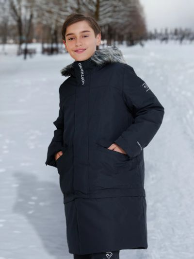 Лот: 23958556. Фото: 1. Пальто утепленное для мальчиков... Другое (спортивная одежда)