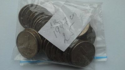 Лот: 8700554. Фото: 1. 1 копейка 1997 спмд погодовка... Россия после 1991 года