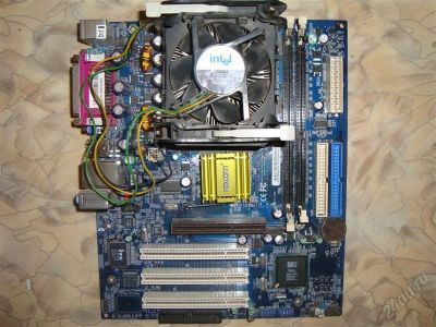 Лот: 799761. Фото: 1. axconn 661m04-mx-GL + celeron... Материнские платы