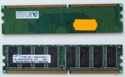 Лот: 5931910. Фото: 1. Память Samsung DDR 400 256+256... Оперативная память