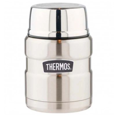 Лот: 24824136. Фото: 1. Термос с ложкой Thermos King 470мл... Термосы, термокружки, фляжки