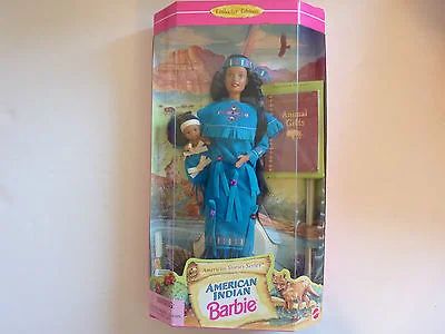 Лот: 6255968. Фото: 1. 1996 American Indian Barbie. Куклы и аксессуары