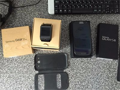 Лот: 6881468. Фото: 1. Galaxy S3 + часы Gear 2 Neo. Смартфоны