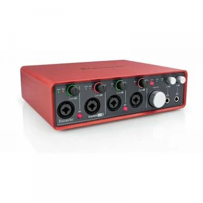Лот: 6777420. Фото: 1. звуковая карта Focusrite Scarlett... Другое (музыкальные инструменты)