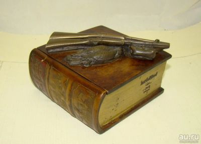Лот: 12020031. Фото: 1. Шкатулка Охота (X328). Другое (антиквариат)
